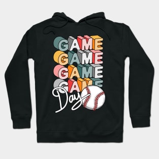 Game Day Baseball Artwork Hoodie